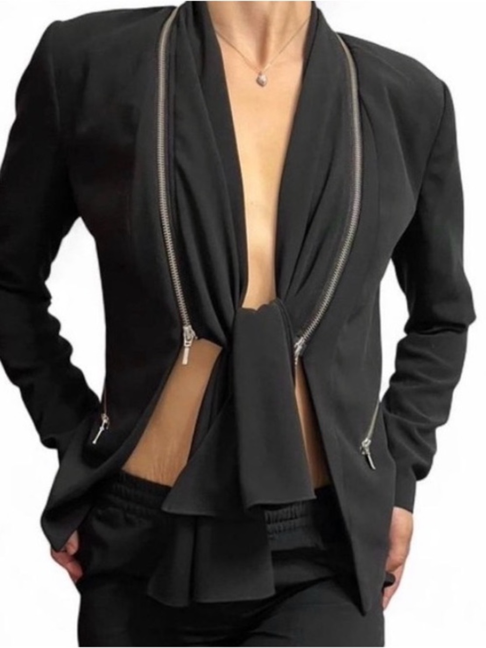 Open front blazer - Picture 5 of 6